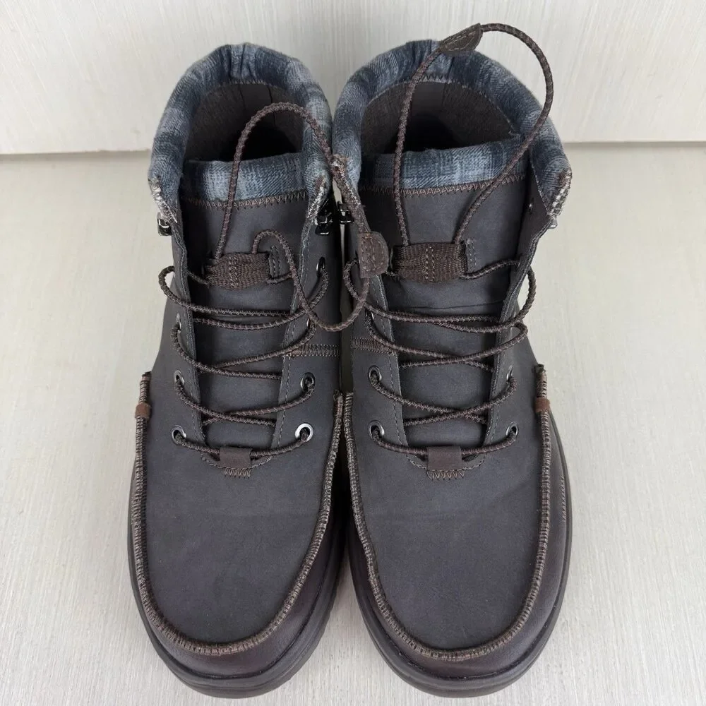 Hey Dude Bradley Classic Men's Size 10 Brown Slip On Boots Water Resistance - Picture 3 of 11